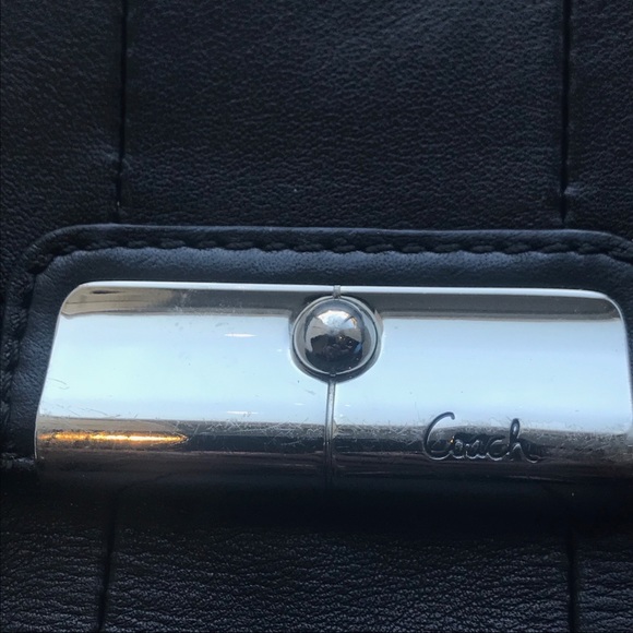 Coach black crossbody purse - Picture 5 of 8